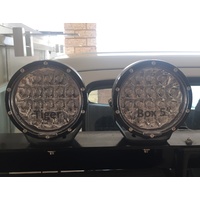 5 INCH "Fire Break" Spot Flood Driving Lights Black Pair