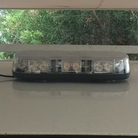 LED WARNING LIGHT AMBER 12V & 24V MAGNETIC BASE