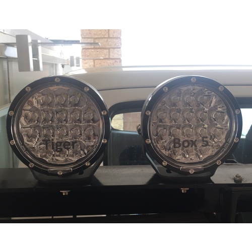 5 INCH "Fire Break" Spot Flood Driving Lights Black Pair