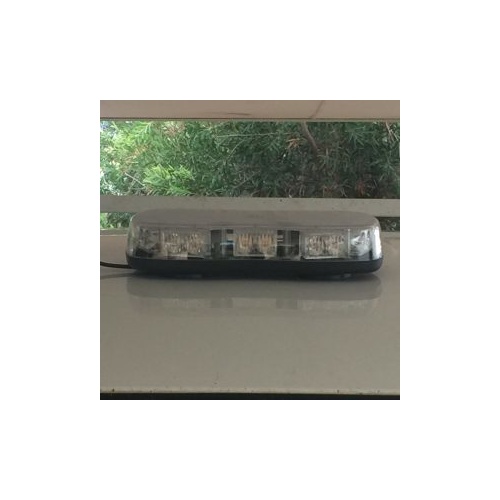 LED WARNING LIGHT AMBER 12V & 24V MAGNETIC BASE